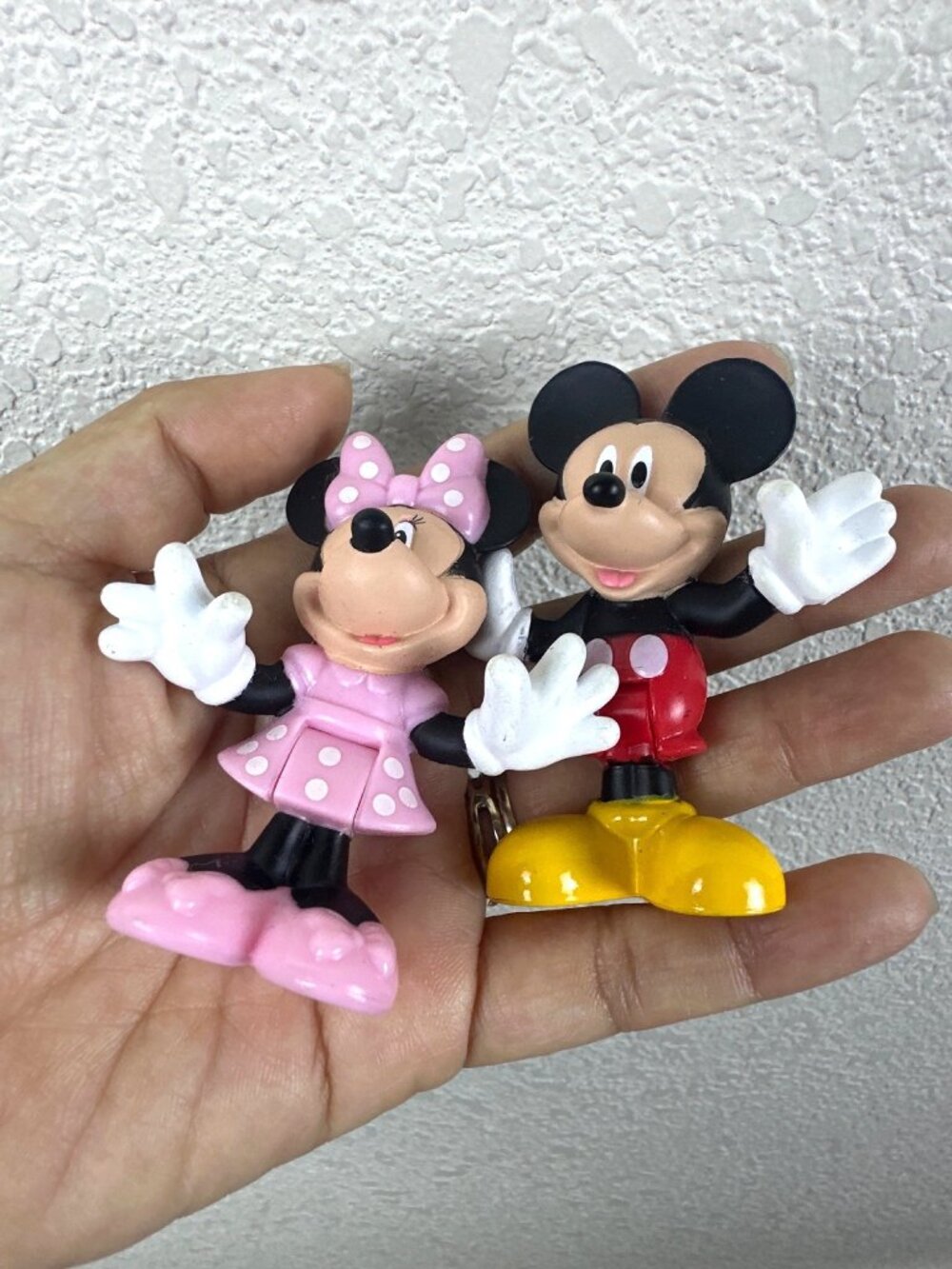 Disney Mickey & Minnie Mouse Figurines Set Disney Collectible 3"